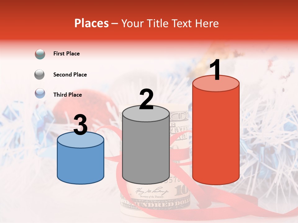 Tree Still Life Snow PowerPoint Template