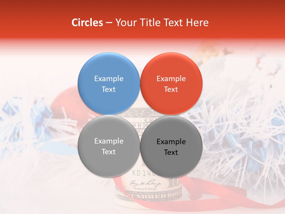 Tree Still Life Snow PowerPoint Template