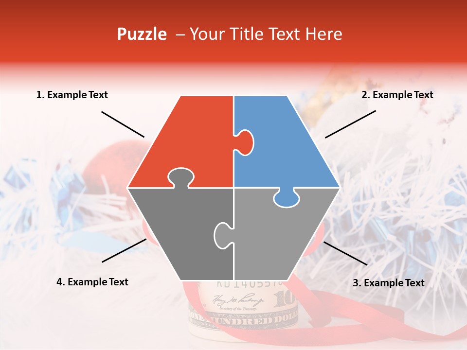 Tree Still Life Snow PowerPoint Template