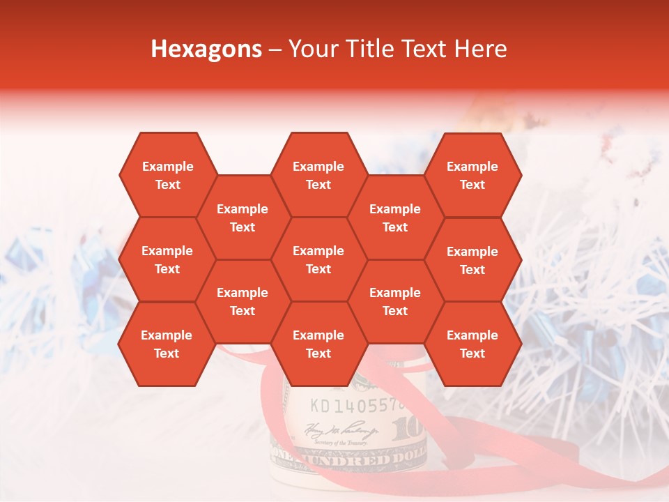 Tree Still Life Snow PowerPoint Template