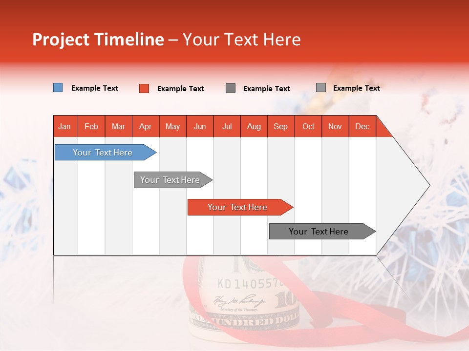 Tree Still Life Snow PowerPoint Template