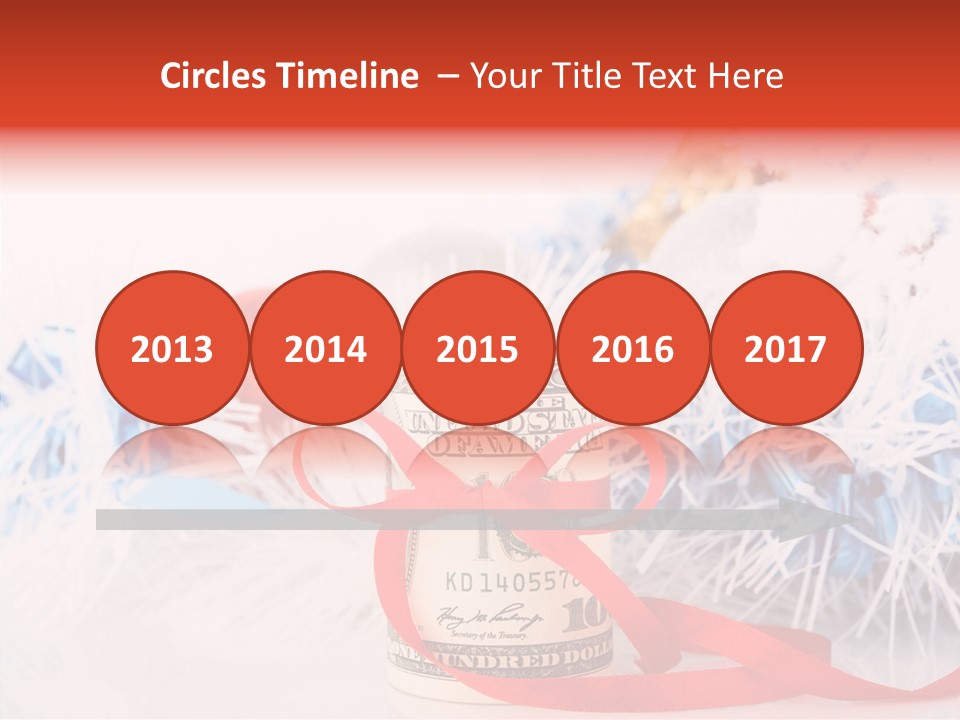 Tree Still Life Snow PowerPoint Template