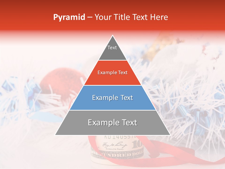 Tree Still Life Snow PowerPoint Template