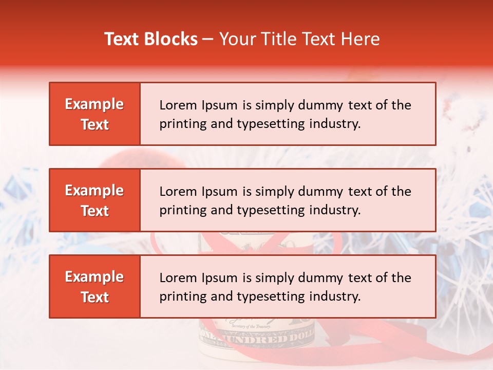 Tree Still Life Snow PowerPoint Template
