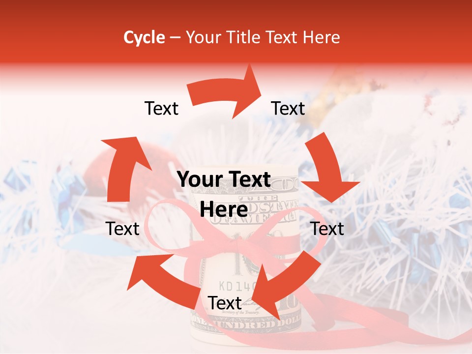 Tree Still Life Snow PowerPoint Template