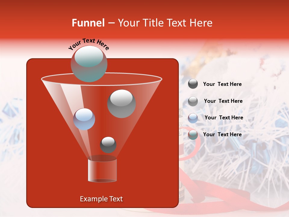 Tree Still Life Snow PowerPoint Template