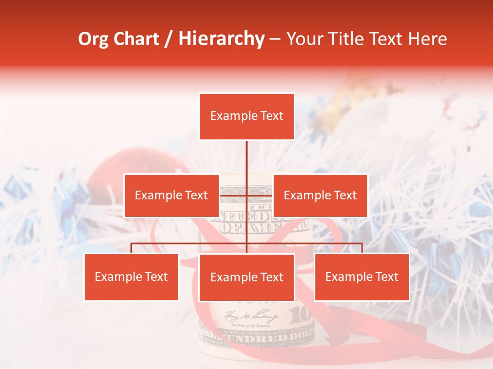 Tree Still Life Snow PowerPoint Template