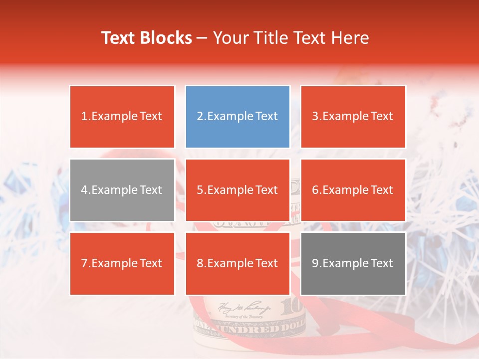 Tree Still Life Snow PowerPoint Template