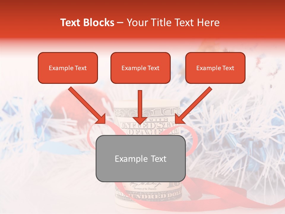 Tree Still Life Snow PowerPoint Template
