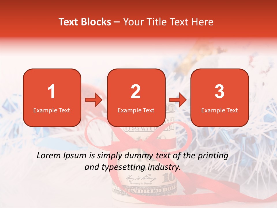 Tree Still Life Snow PowerPoint Template
