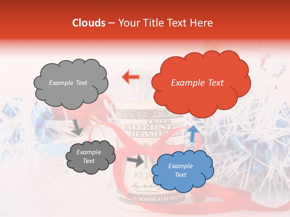 Tree Still Life Snow PowerPoint Template