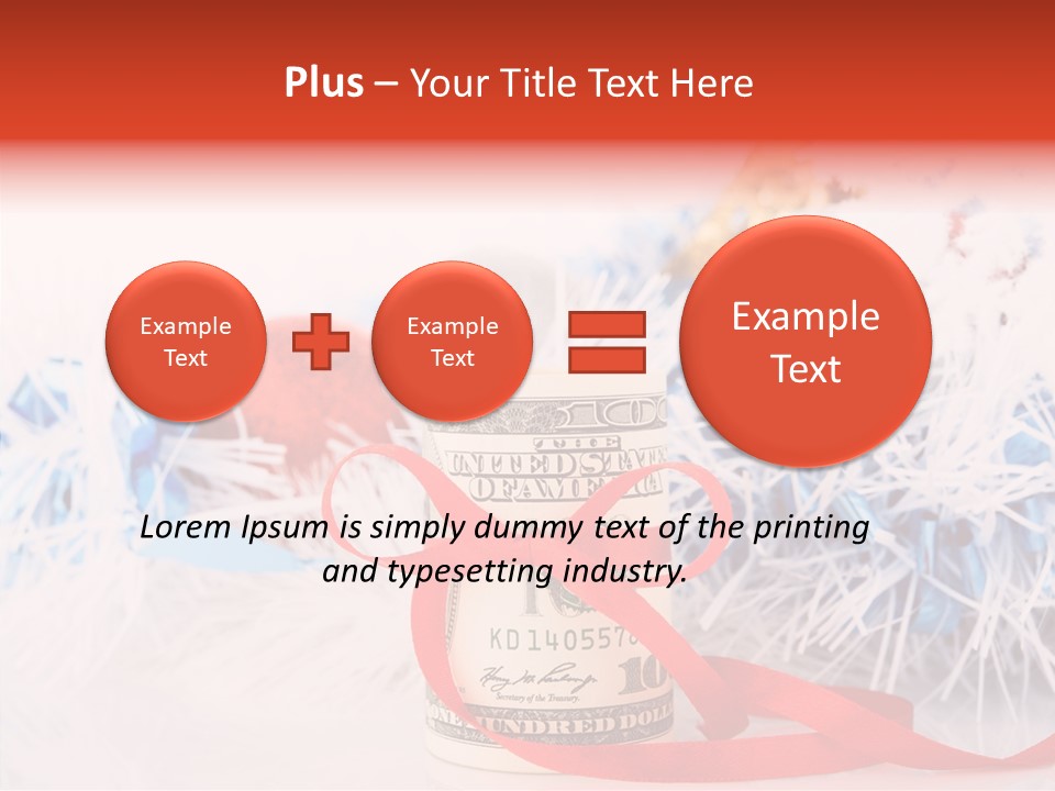 Tree Still Life Snow PowerPoint Template