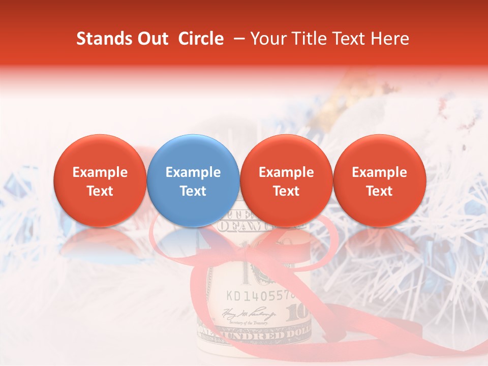 Tree Still Life Snow PowerPoint Template