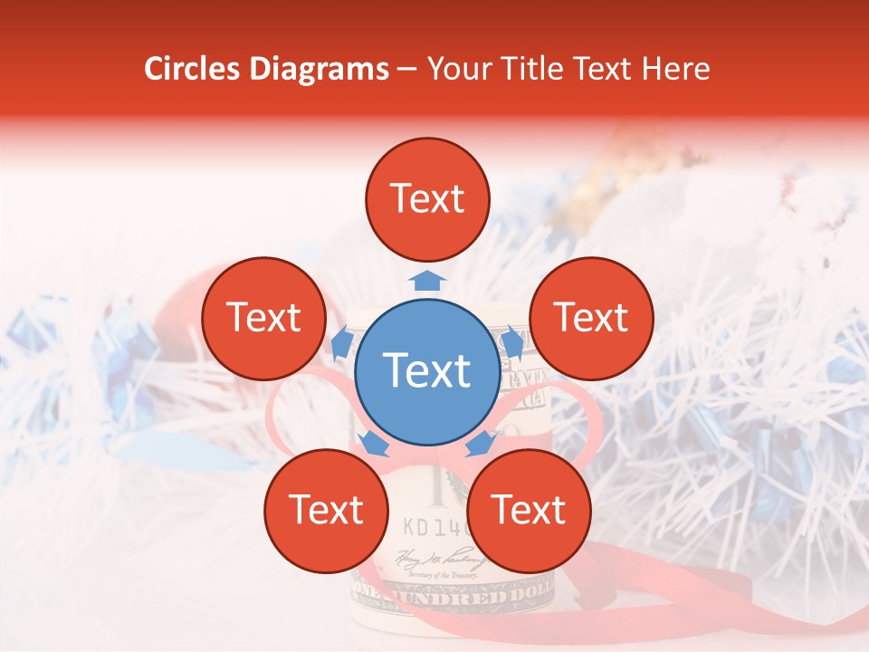 Tree Still Life Snow PowerPoint Template