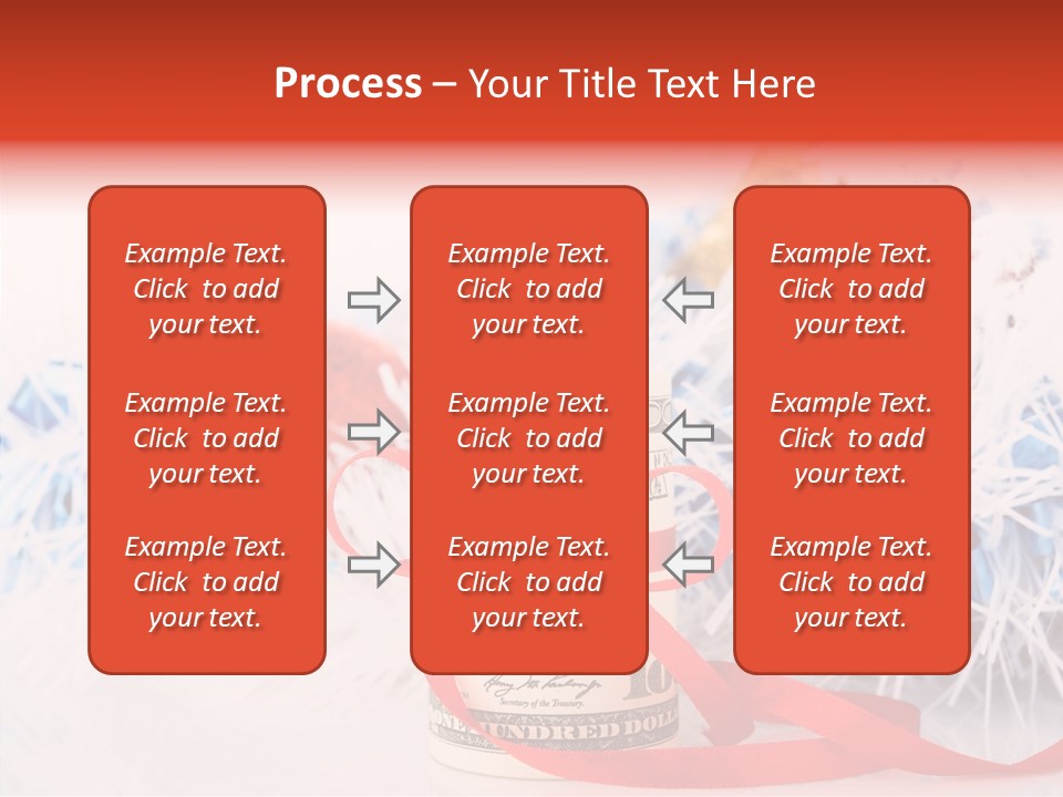 Tree Still Life Snow PowerPoint Template