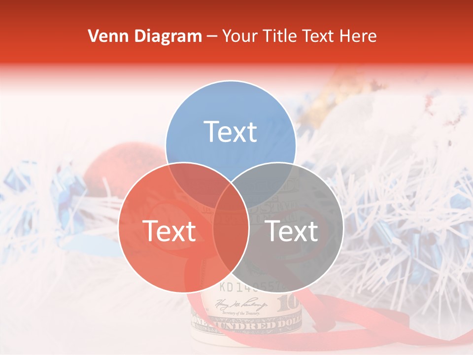 Tree Still Life Snow PowerPoint Template