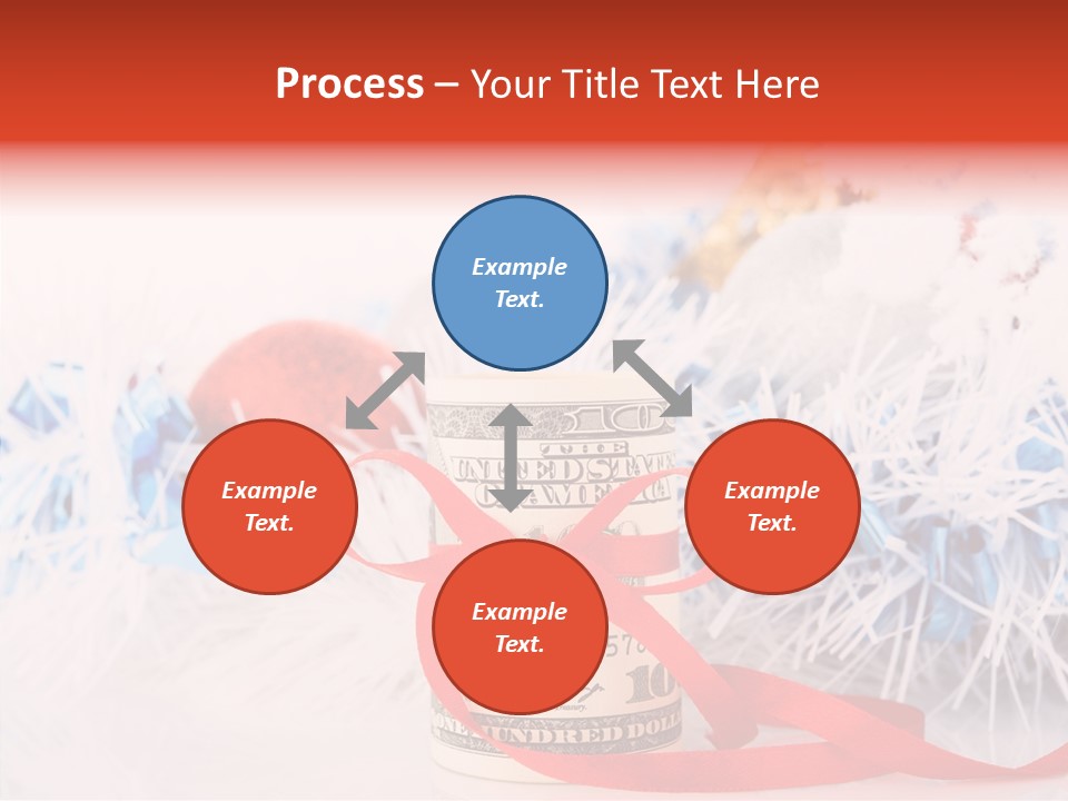 Tree Still Life Snow PowerPoint Template