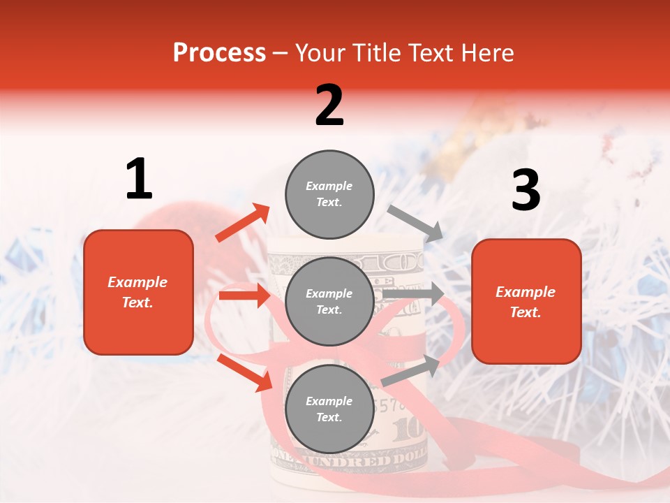 Tree Still Life Snow PowerPoint Template