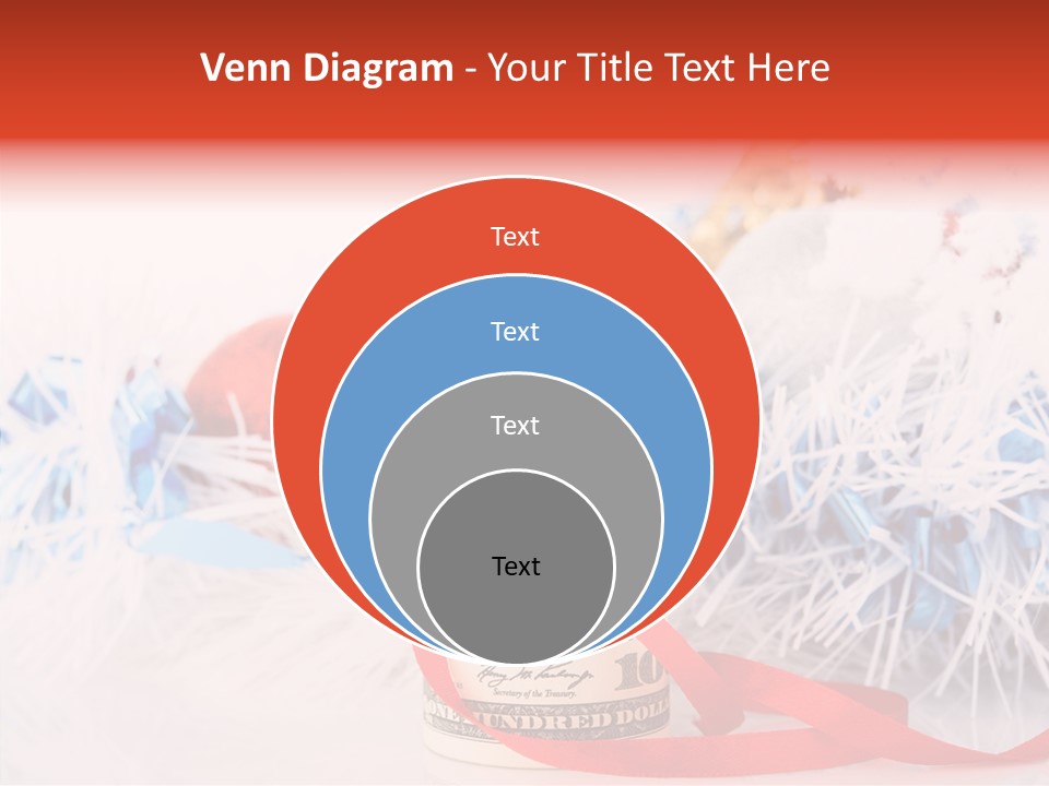 Tree Still Life Snow PowerPoint Template