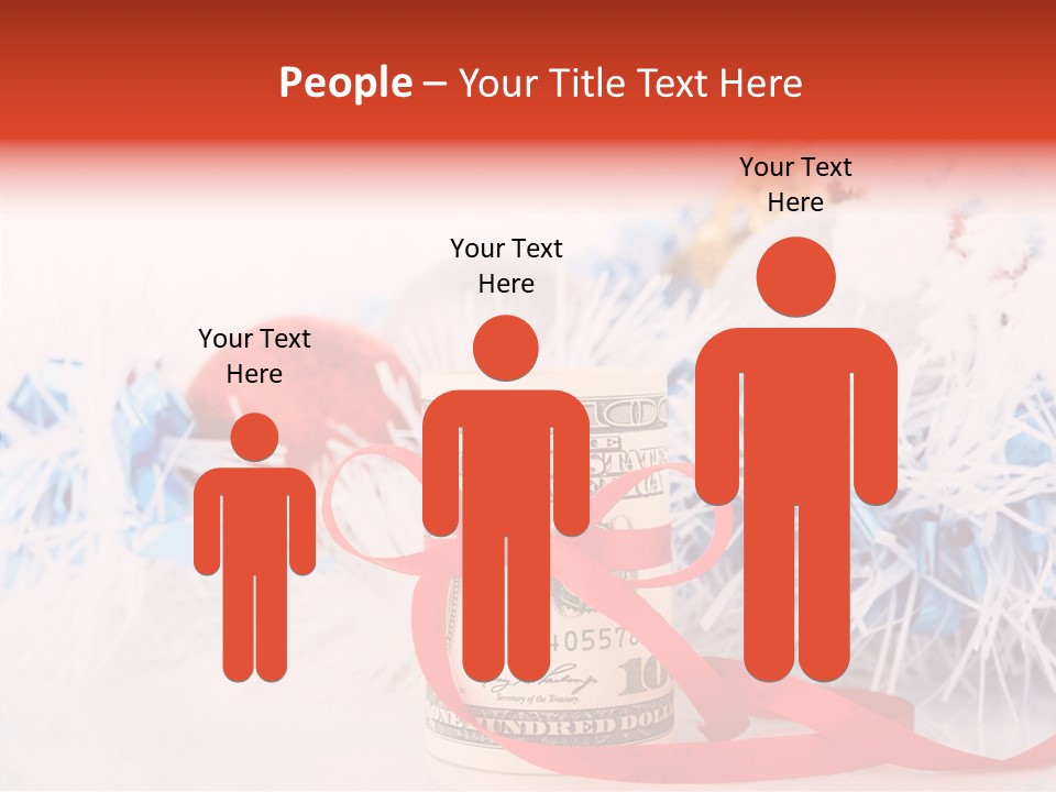 Tree Still Life Snow PowerPoint Template