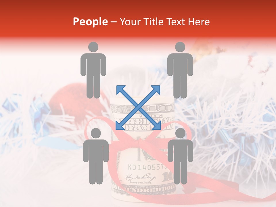 Tree Still Life Snow PowerPoint Template