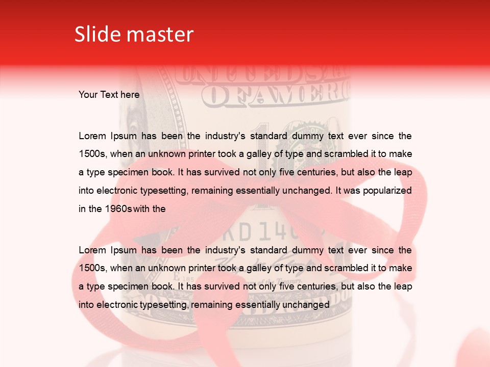 Business Satin Ornate PowerPoint Template