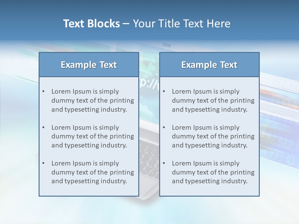 Browsing Sharing Background PowerPoint Template