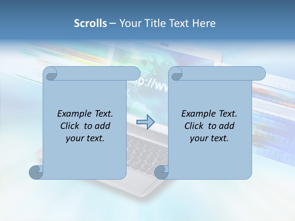 Browsing Sharing Background PowerPoint Template