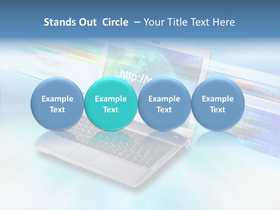 Browsing Sharing Background PowerPoint Template