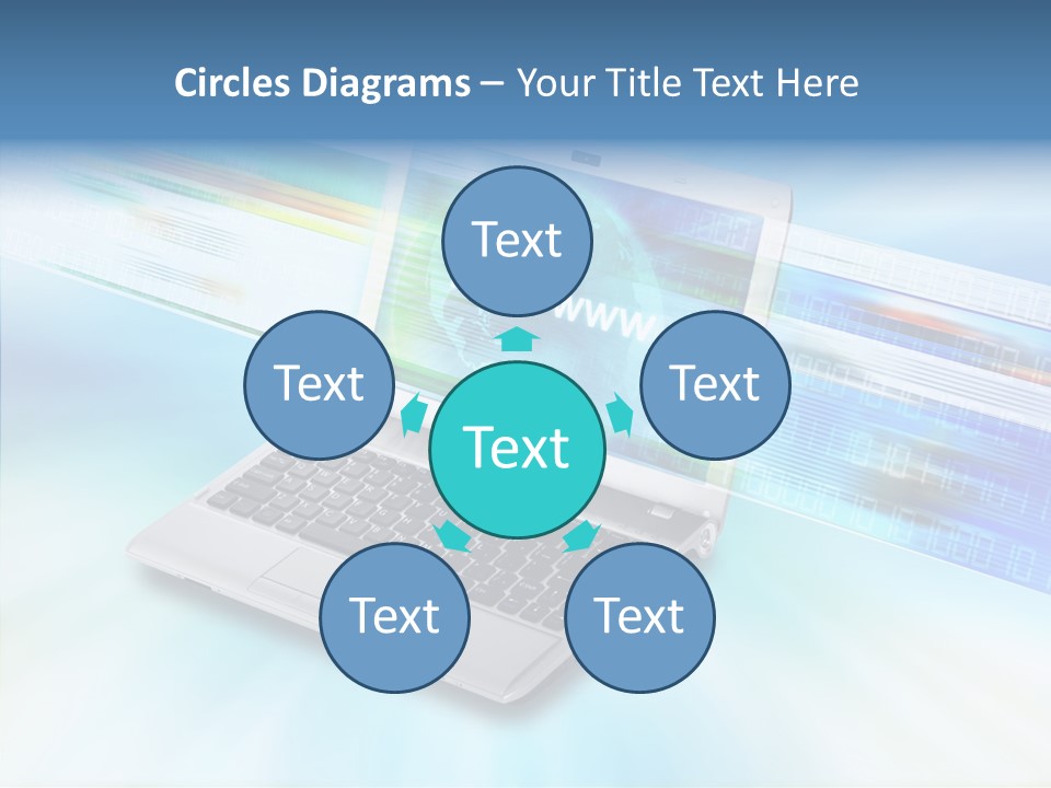 Browsing Sharing Background PowerPoint Template
