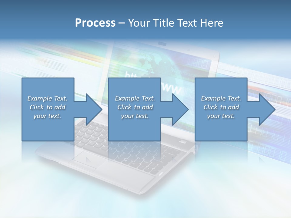 Browsing Sharing Background PowerPoint Template