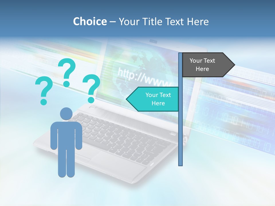 Browsing Sharing Background PowerPoint Template