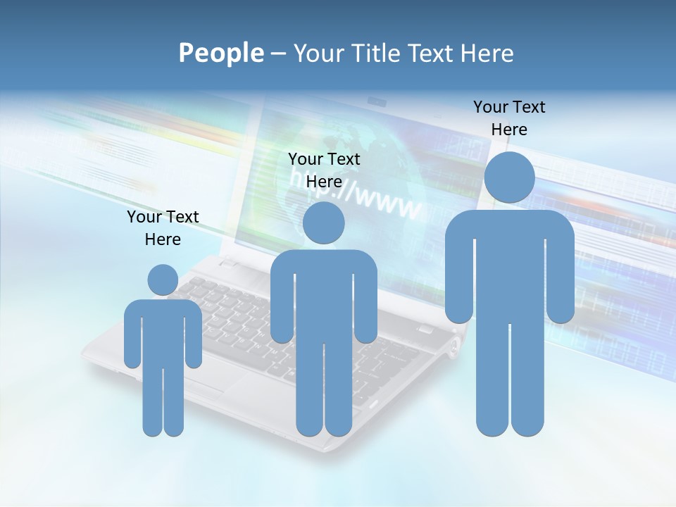 Browsing Sharing Background PowerPoint Template