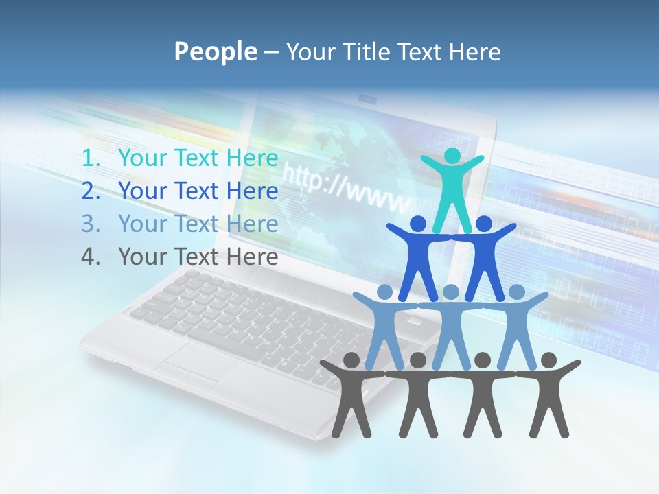 Browsing Sharing Background PowerPoint Template