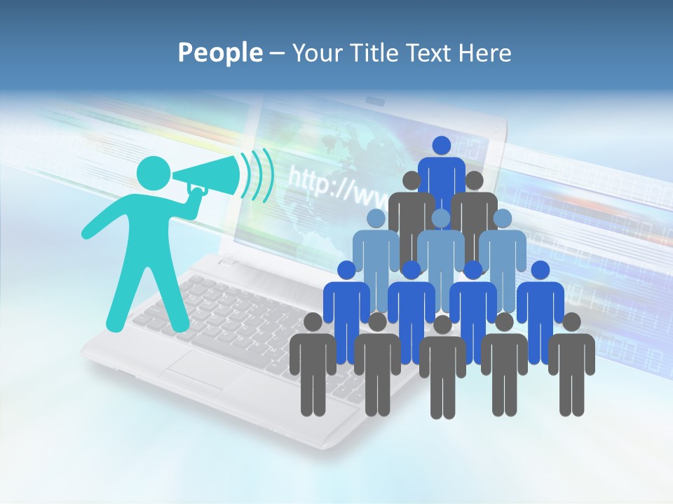 Browsing Sharing Background PowerPoint Template