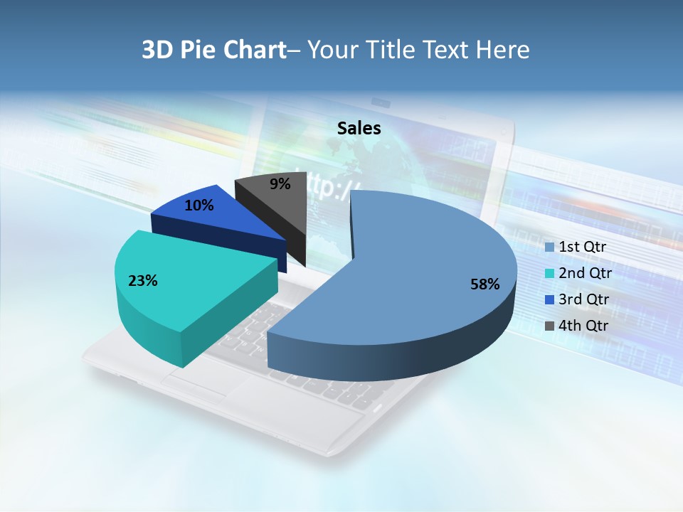 Browsing Sharing Background PowerPoint Template