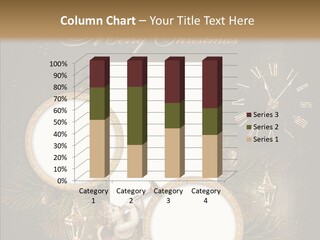 Clock Frame Candelabrum PowerPoint Template