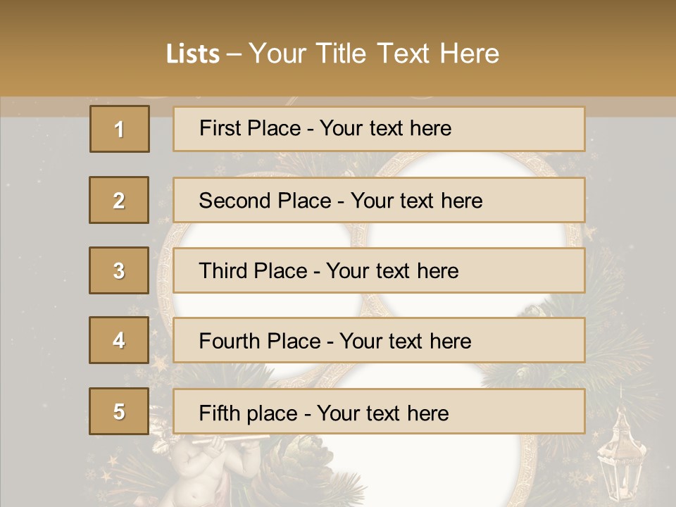 Candle Album Season PowerPoint Template