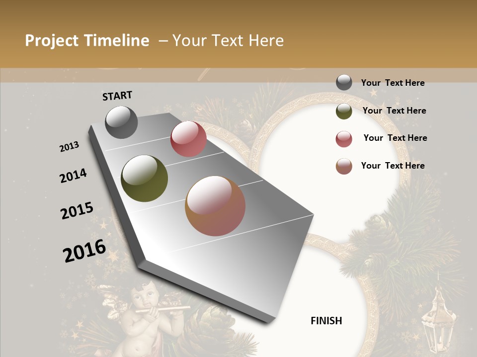 Candle Album Season PowerPoint Template