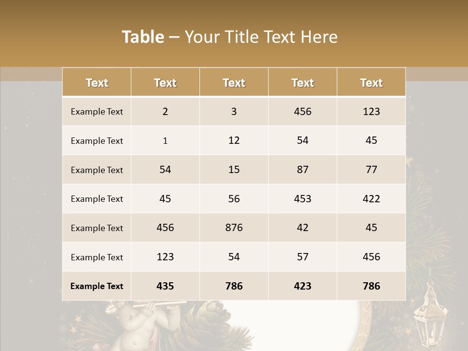 Candle Album Season PowerPoint Template