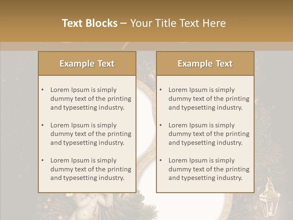 Candle Album Season PowerPoint Template