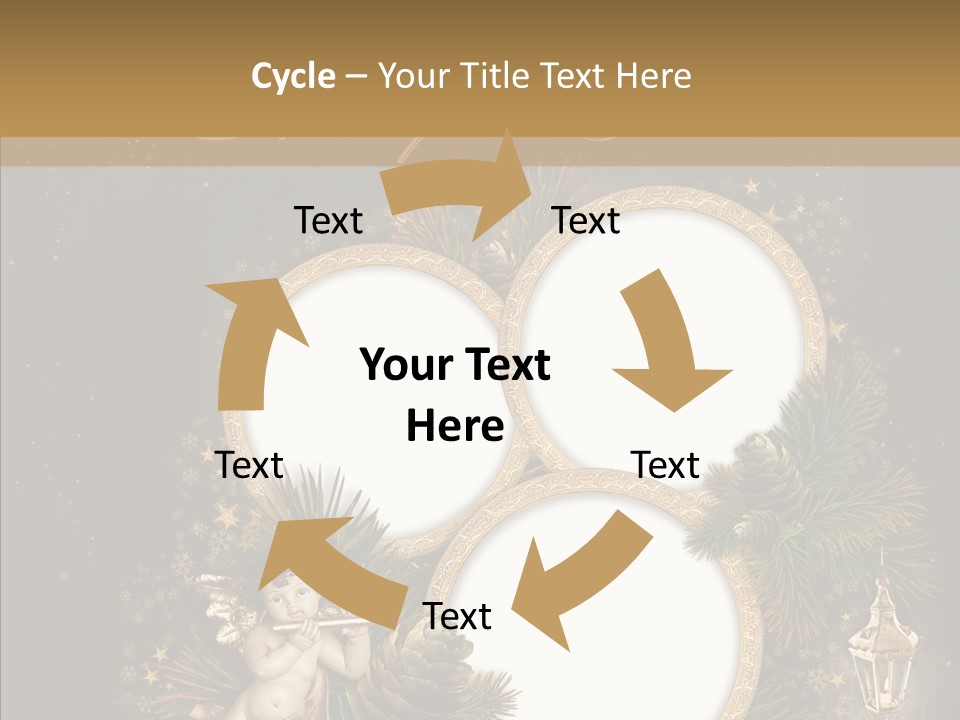 Candle Album Season PowerPoint Template