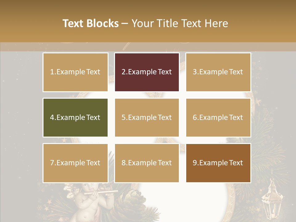 Candle Album Season PowerPoint Template