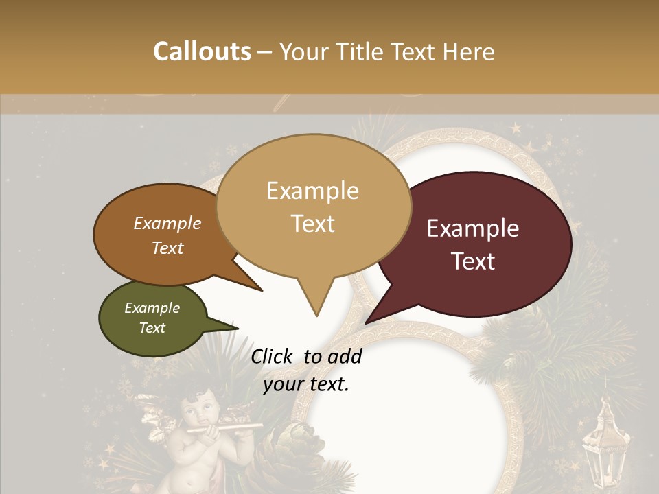 Candle Album Season PowerPoint Template
