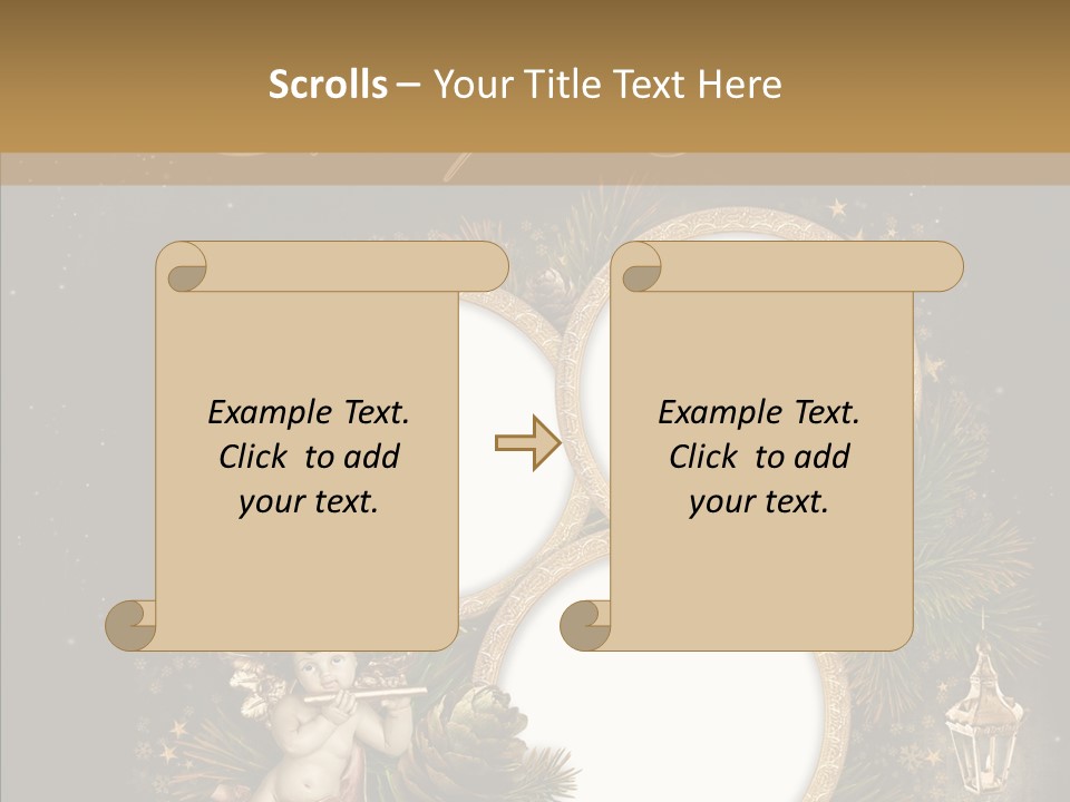 Candle Album Season PowerPoint Template