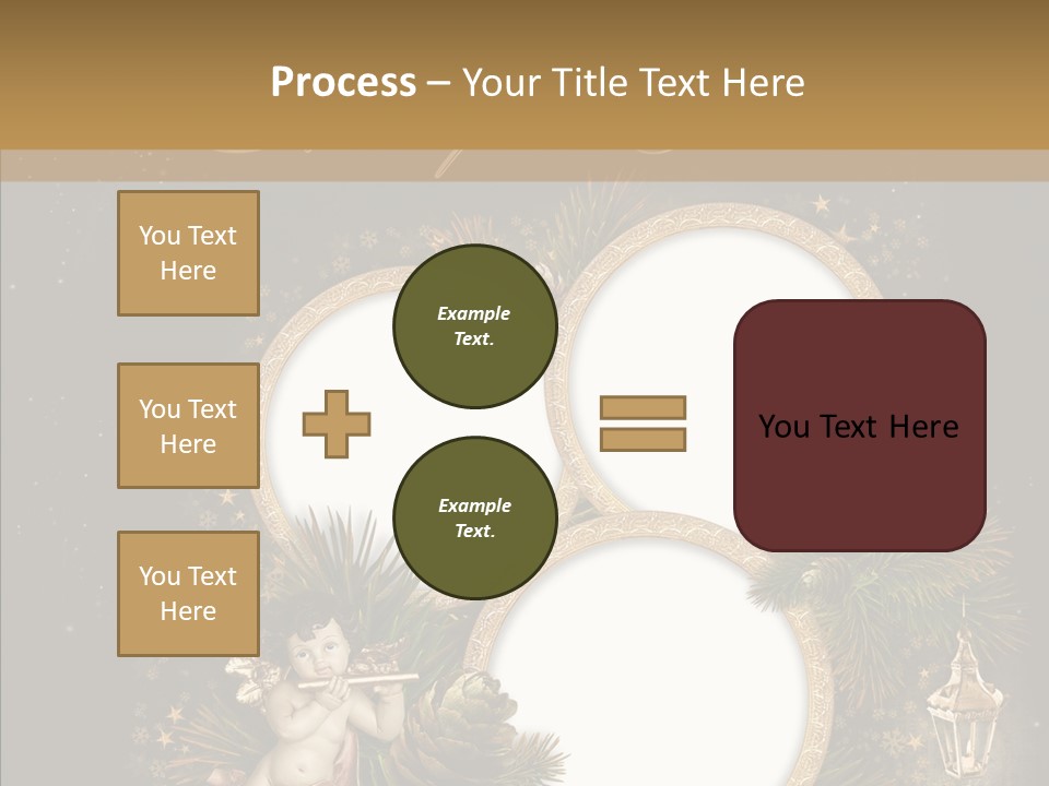 Candle Album Season PowerPoint Template