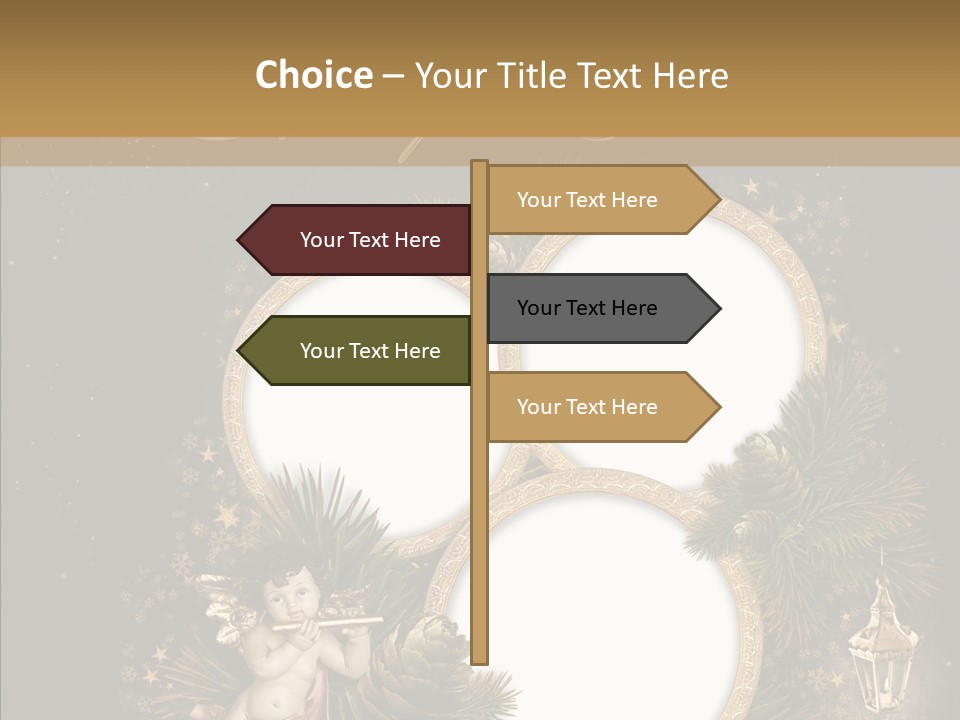 Candle Album Season PowerPoint Template