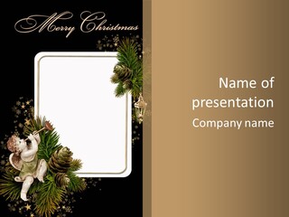 Gift Album Decor PowerPoint Template