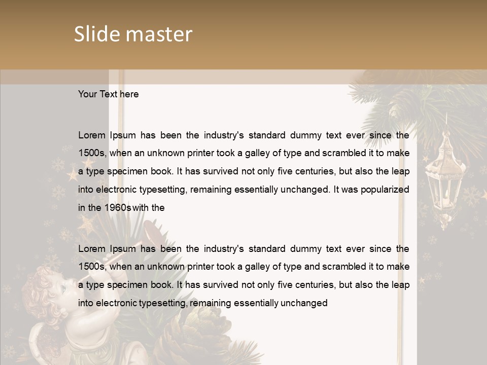 Gift Album Decor PowerPoint Template