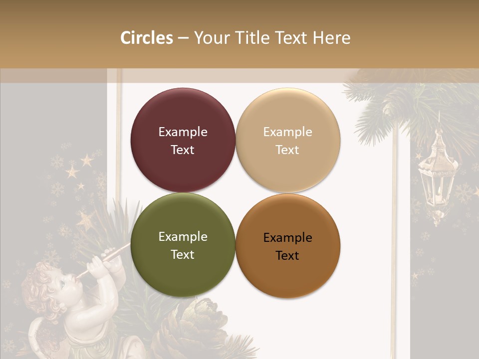 Gift Album Decor PowerPoint Template